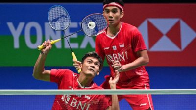 Ganda putra Bulutangkis Indonesia Lolos ke Final Turnamen BWF Super 300 Swiss Open 2024