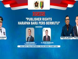 PWI Lampung Jadi Inisiator Diskusi Pembahasan Tentang Publisher Rights  yang Akan di Gelar 25 Maret 2024