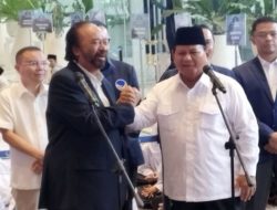 Prabowo Mengaku Mengajak Surya Paloh Bergabung ke Pemerintahan