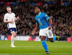 Dalam Laga Persahabatan Timnas Brazil Mempermalukan Inggris di stadion Wembley