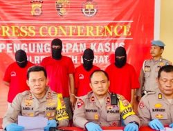 Polres Aceh Barat Menangkap Empat Orang Diduga Pelaku Penyelundup Etnis Rohingya