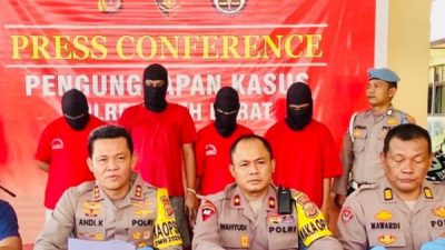 Polres Aceh Barat Menangkap Empat Orang Diduga Pelaku Penyelundup Etnis Rohingya