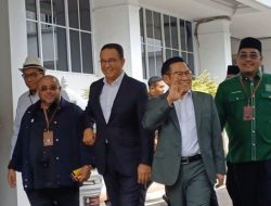 Anies dan Cak Imin Hadir Menyaksikan Penetapan Prabowo-Gibran Capres-Cawapres