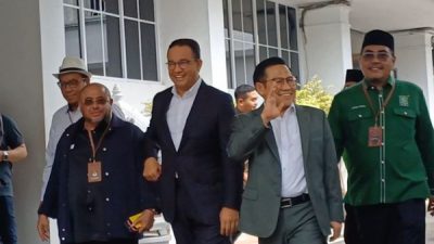 Anies dan Cak Imin Hadir Menyaksikan Penetapan Prabowo-Gibran Capres-Cawapres