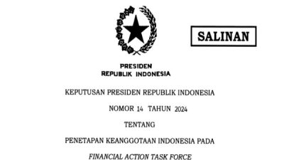 Perkuat Sistem Keuangan, Presiden Jokowi Tandatangani Keppres Penetapan Keanggotaan Indonesia Pada FATF