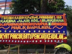 Ungkapan Terimakasih, Masyarakat Pancur Batu Kirim Karangan Bunga Untuk Pangdam I Bukitbarisan