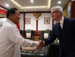 CEO Apple Tim Cook Mengunjungi Prabowo Subianto Sebagai Presiden Terpilih