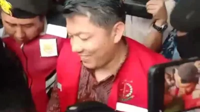 Usai Ditetapkan Sebagai Tersangka, Kepala Inspektorat Lampura Langsung Ditahan di Rutan Kotabumi