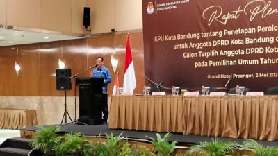 KPU Kota Bandung Menetapkan Nama-nama Anggota DPRD Terpilih untuk periode 2024-2029