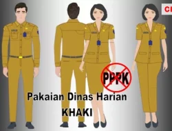 Berikut ini Aturan Berpakaian Dinas Bagi PNS dan PPPK