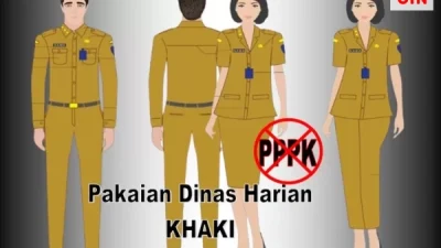 Berikut ini Aturan Berpakaian Dinas Bagi PNS dan PPPK