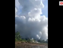 Kawah Keramikan di Taman Nasional Bukit Barisan Lambar Meletus, BPBD Minta Warga Tidak Mendekat