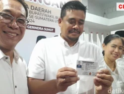 Terima Kartu Tanda Anggota, Bobby Afif Nasution Resmi Menjadi Kader Partai Gerindra