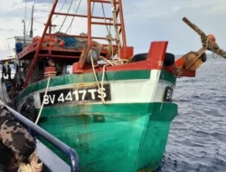 Ditjen PSDKP KKP Mengamankan Dua Kapal Ikan Asal Vietnam di Perairan Laut Natuna Utara