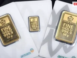 Harga Emas Antam Turun, Hari ini Dibanderol Rp1.329.000 Per Gram