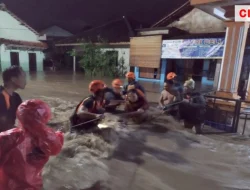 Kecamatan Talang Padang Tanggamus Banjir, Basarnas Lampung Terjunkan Tim Evakuasi