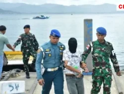 Tim Gabungan TNI AL Menggagalkan Penyelundupan 142 Gram Sabu di Pelabuhan Tradisional Sawmill Sebatik