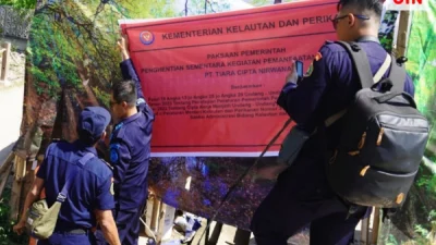 BKKPN Kupang Menghentikan Sementara Aktivitas Pengeboran PT TCN di Gili Trawangan