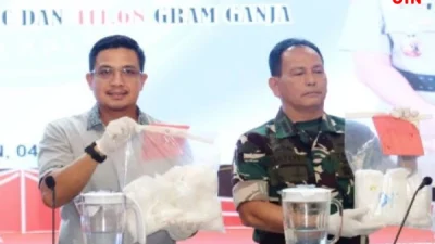 Polda Kalsel Bongkar Jaringan Pemasok 12 Kilogram Sabu Asal Malaysia