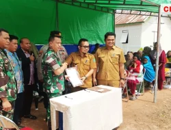 Sumur Bor Program TNI Manunggal Air Bersih Sudah Dapat Dinikmati  Warga Kelurahan Muara Jawa Kukar