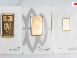 Harga Emas Batangan Antam Anjlok, Hari ini Dibanderol Rp1.409.000 Per Gram