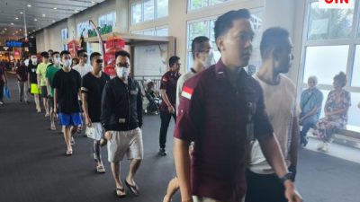 Kemenkumham Bali Mendeportasi Secara Bertahap 103 Warga Taiwan yang Terlibat Kasus Penipuan Daring