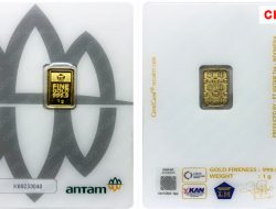 Harga Emas Batangan Antam Naik, Hari ini Dibanderol Rp1.400.000 Per Gram