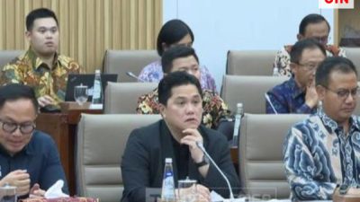 Dalam Rapat Bersama Komisi VI, Erick Thohir Minta PMN Rp44,24 Triliun Untuk 16 BUMN di 2025