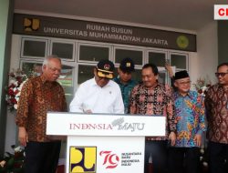 Menteri PUPR dan Menteri PMK Resmikan Rusunawa Universitas Muhammadiyah Jakarta