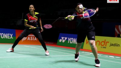 Ganda Putri Arlya/ Zahra Kalah di Semifinal Indonesia Masters 2024 dari Wakil Jepang