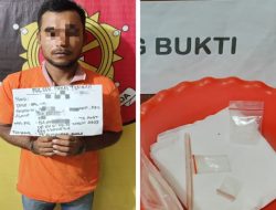 Polsek Panai Tengah Amankan Seorang Tersangka Pengedar dan Menyita 1,48 Gram Sabu