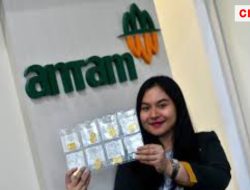 Harga Emas Batangan Antam Naik, Hari ini Dibanderol Rp1.404.000 Per Gram