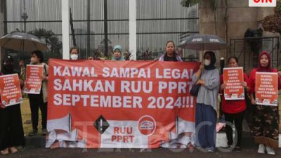 Koalisi Sipil Untuk UU PPRT Gelar Aksi Mendesak RUU PPRT Disahkan Pada September ini