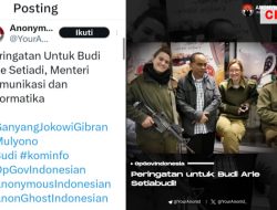 Bocorkan Data Pribadi, Hacker Anonymous dan AnonGhost Indonesia Desak Menkominfo Budi Arie Mundur