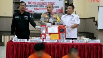 Polres Langsa Berhasil Menggagalkan Peredaran 1 Kilogram kokain