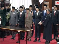 Sekjen Partai Gerindra Ahmad Muzani Resmi Dilantik Sebagai Ketua MPR RI Periode 2024-2029