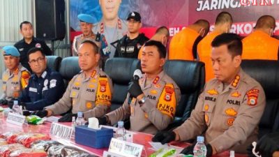 Polrestabes Makassar Ungkap Peredaran Narkoba Jaringan Internasional