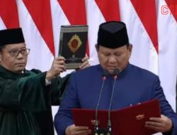 Hari ini Prabowo Subianto Resmi Dilantik Sebagai Presiden Republik Indonesia ke-8