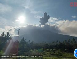 Gunung Lewotobi Laki-laki di NTT Kembali Erupsi, Warga Diminta Mewaspadai Potensi Banjir Lahar