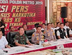 Polda Metro Jaya Menggagalkan Peredaran 389 Kilogram Sabu Jaringan Afghanistan