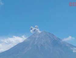 Gunung Semeru Kembali Erupsi Dengan Abu Vulkanik Setinggi 700 Meter