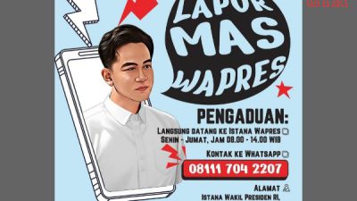 Gibran Membuat Program ‘Lapor Mas Wapres’ Warga Kini Bisa Mengadu Langsung ke Istana