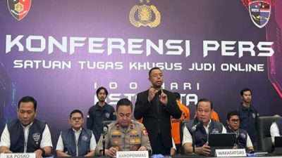 Bareskrim Polri Bongkar Kasus Judi Online Bersekala Internasional yang Dikendalikan WNA Tiongkok