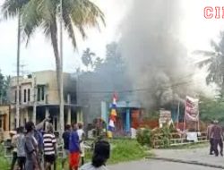 Hasil Seleksi CPNS Dinilai Tak Transparan, Kantor BKPSDM Mappi Papua Selatan Di Bakar Massa