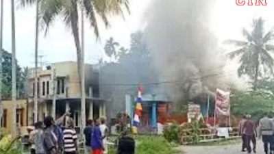 Hasil Seleksi CPNS Dinilai Tak Transparan, Kantor BKPSDM Mappi Papua Selatan Di Bakar Massa