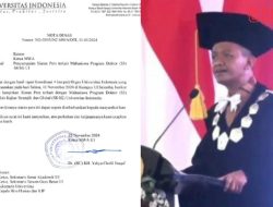 Universitas Indonesia Menangguhkan Gelar Doktor Bahlil Lahadalia, Ini Alasannya