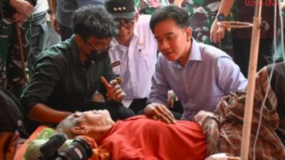 Sesuai Arahan Presiden, Gibran Turun Langsung ke Lokasi Bencana Erupsi Gunung Lewotobi Laki-Laki