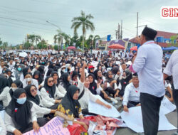 Ribuan Pegawai Honorer di Bengkulu Demo Menuntut Pengangkatan PPPK