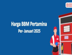 Berikut Daftar Harga BBM Pertamina di Seluruh Indonesia per 1 Januari 2025
