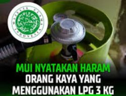 MUI Menyatakan Orang Kaya Haram Hukumnya Konsumsi Gas Elpiji 3 Kg dan Pertalite